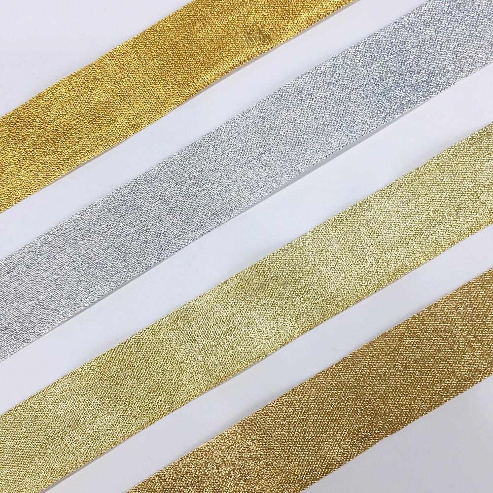 28 mm Metallic Glitter Plain Ribbon, view 2