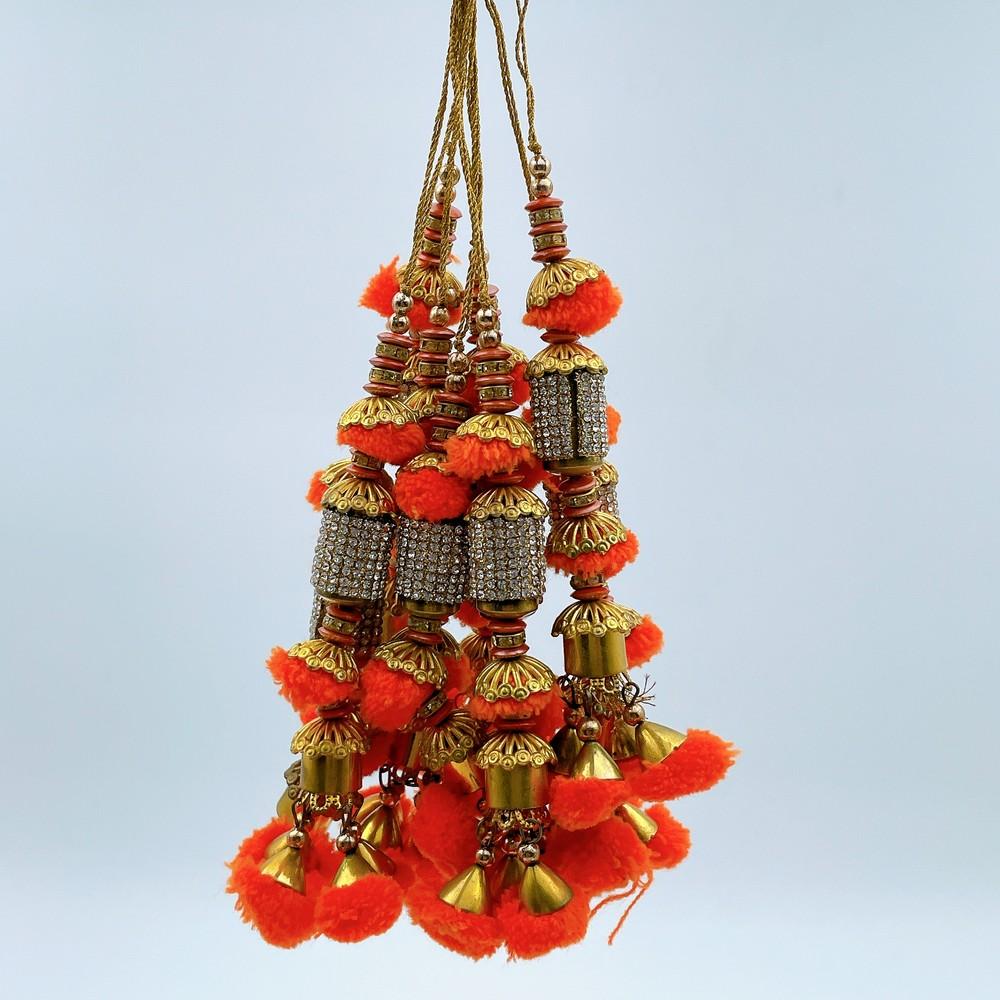 Designer Pearl Drop Latkan for Dupattas & Lehengas (Pack of 02), view 3