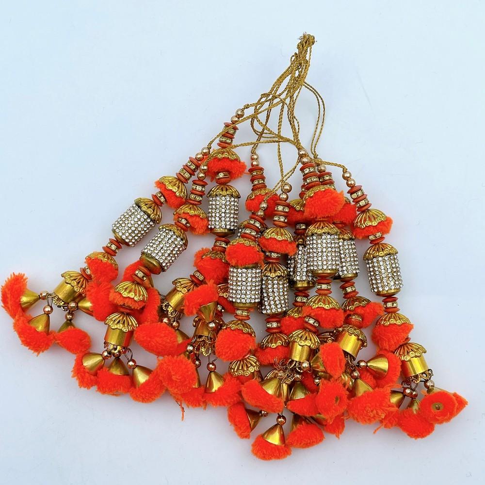 Designer Pearl Drop Latkan for Dupattas & Lehengas (Pack of 02), view 4
