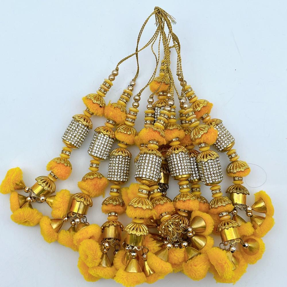 Designer Pearl Drop Latkan for Dupattas & Lehengas (Pack of 02), view 6
