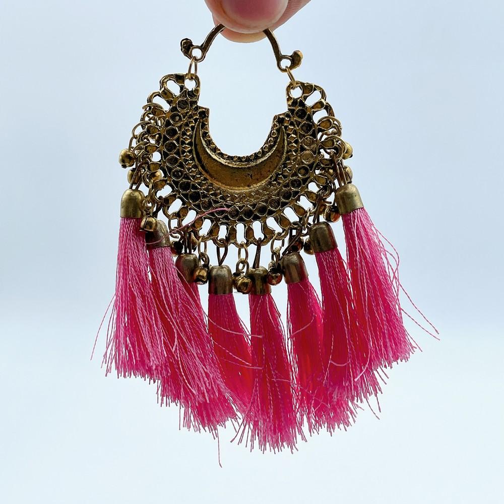 Golden Crescent Tassel Latkan (Pack of 02), view 5