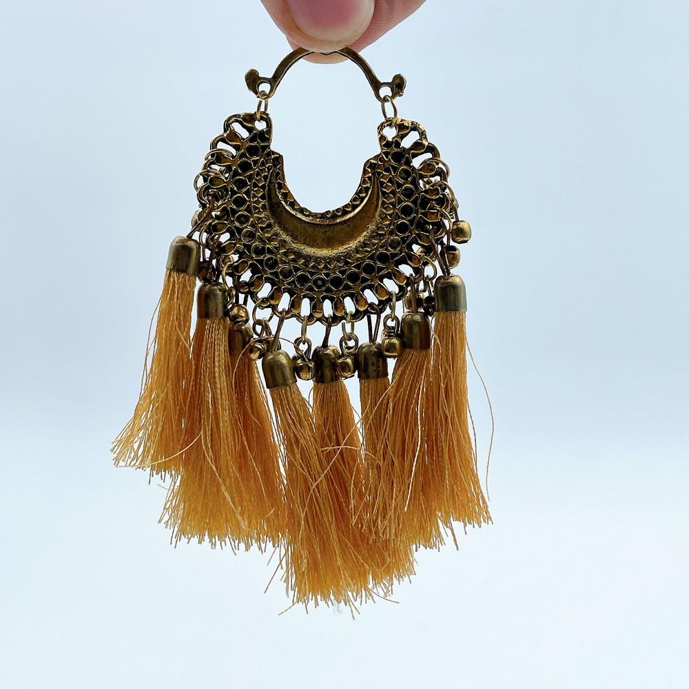 Golden Crescent Tassel Latkan (Pack of 02), view 4