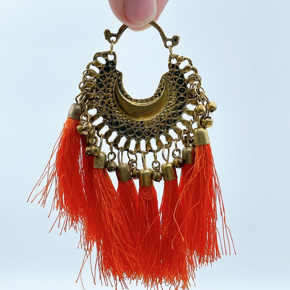 Golden Crescent Tassel Latkan (Pack of 02), view 3