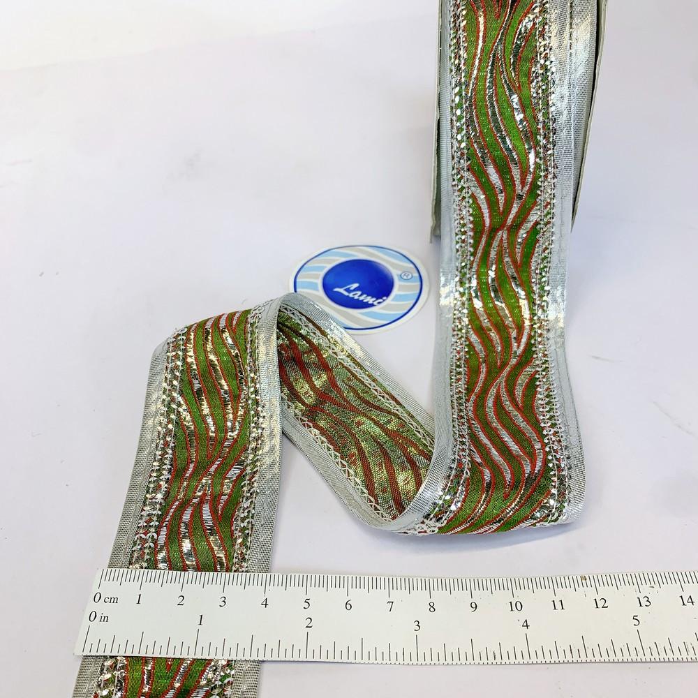 38 mm Designer Velo Fabric Jacquard Lace, view 1