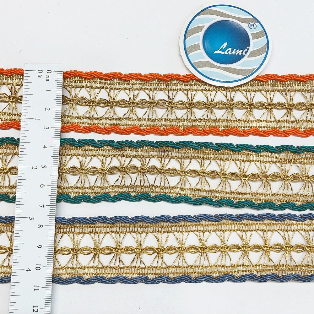 32 mm Colour Knitted Decorative Ribbon, view 1