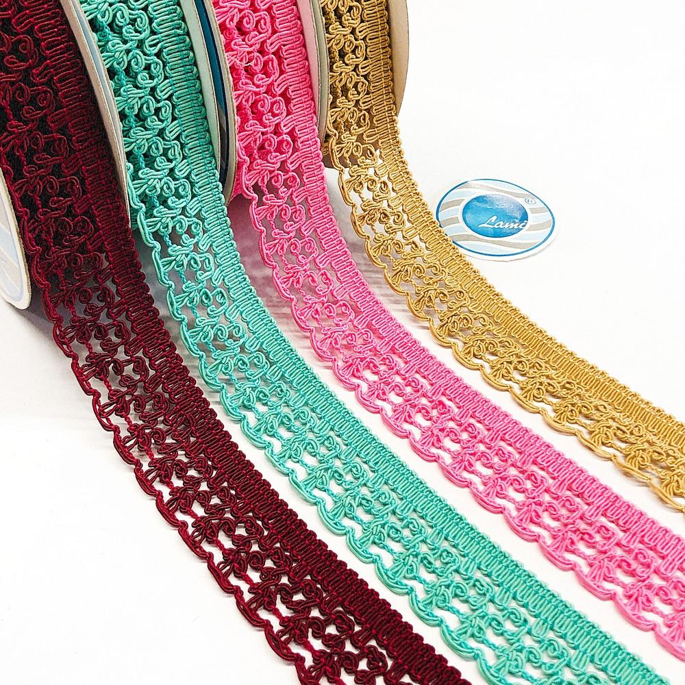 30mm Colour Knitted Decorative Ribbon, view 2
