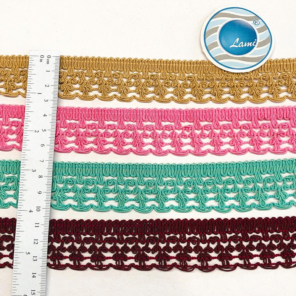 30mm Colour Knitted Decorative Ribbon, view 1