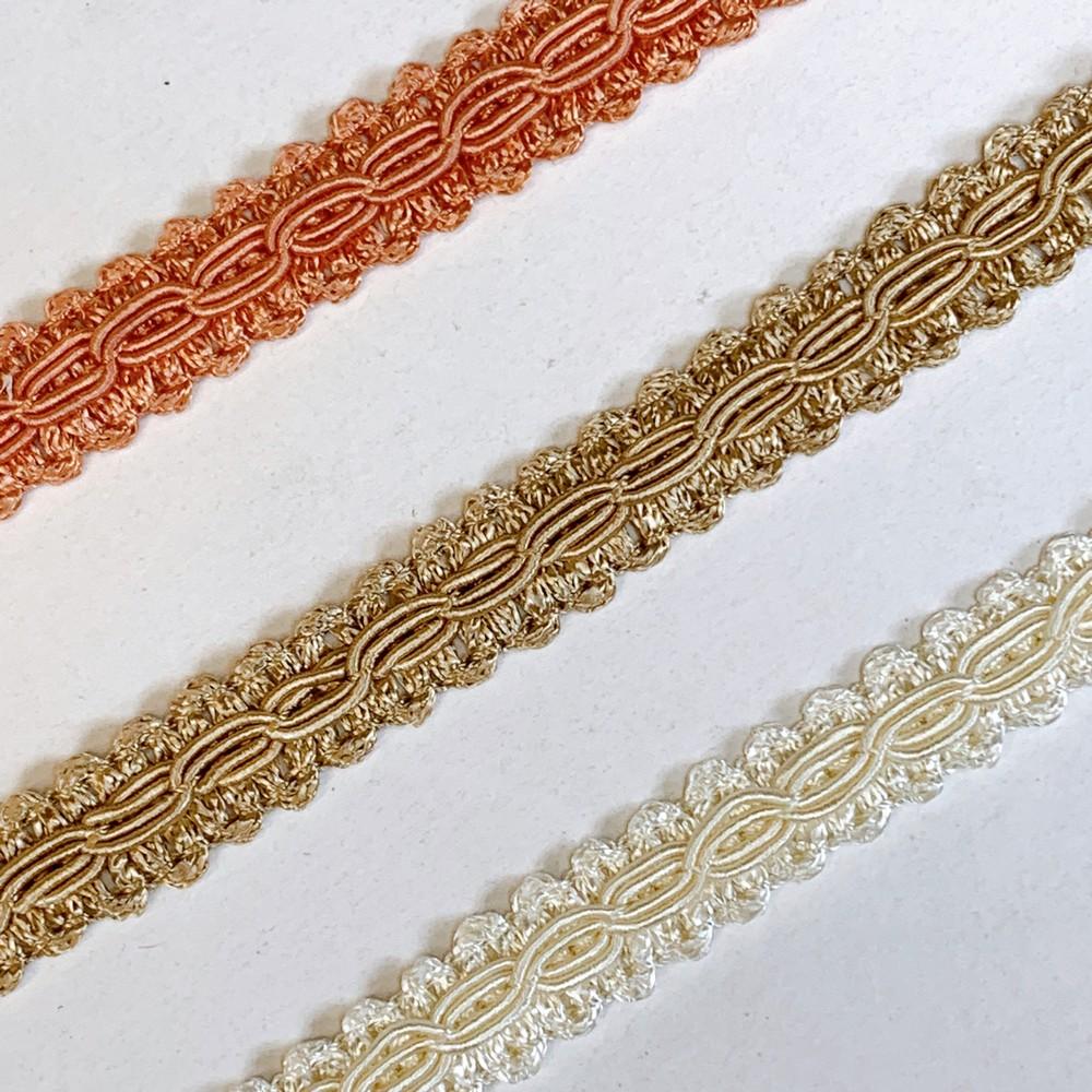 10mm Elegant Gimp Narrow Braided Trim, view 3