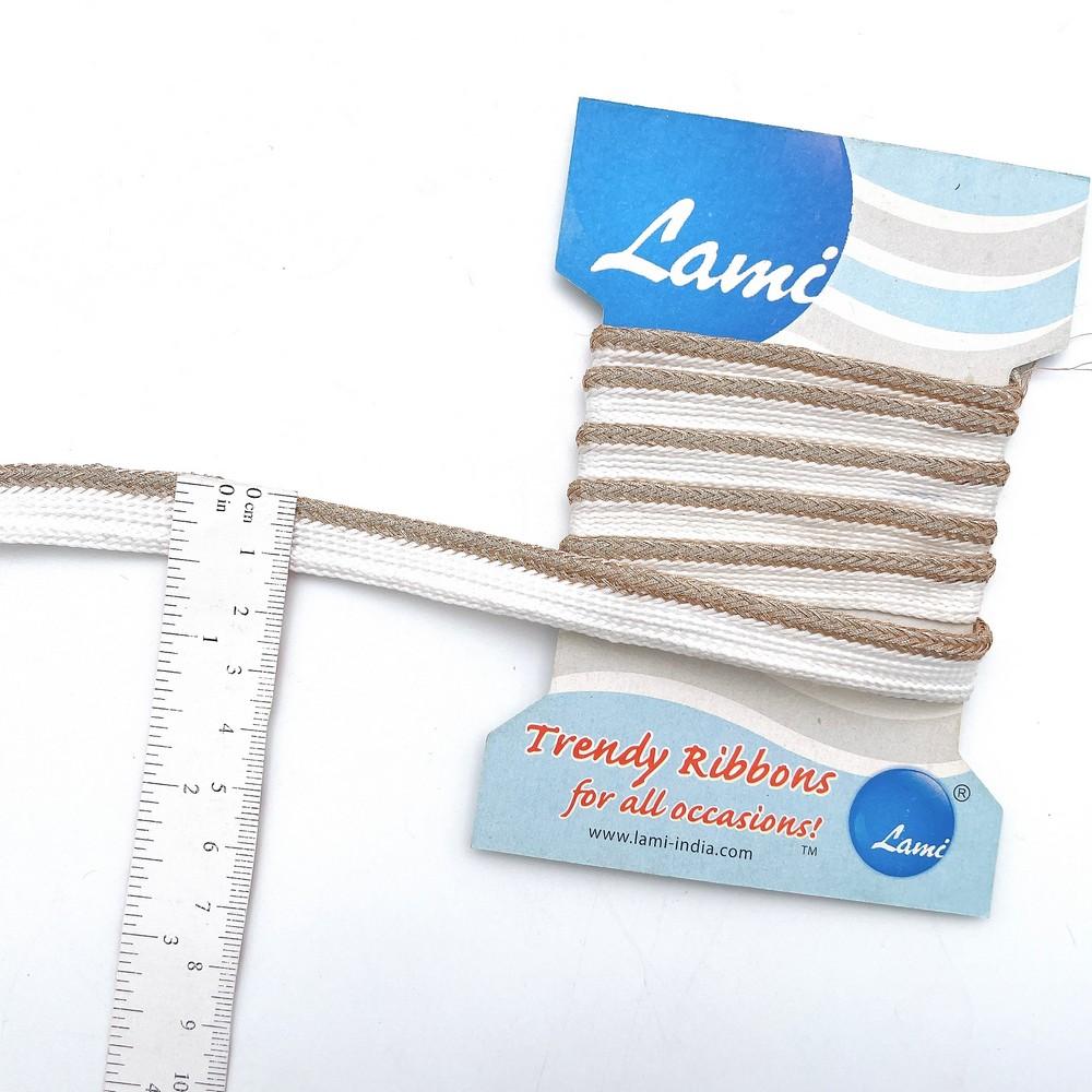 12mm & Beige Flat Decorative Tape – 1 Meter Pack, view 1