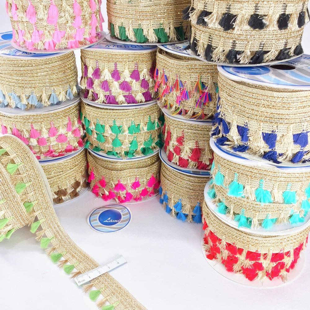 25mm Crochet Knitted Decorative Ribbon, view 1