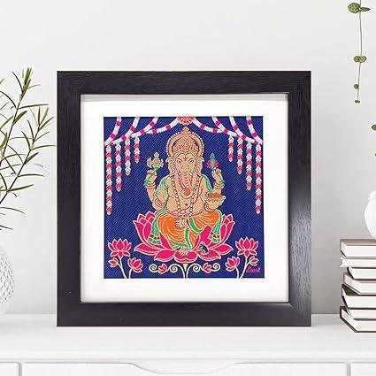 Lami Woven Ganesha Art Frame, view 5