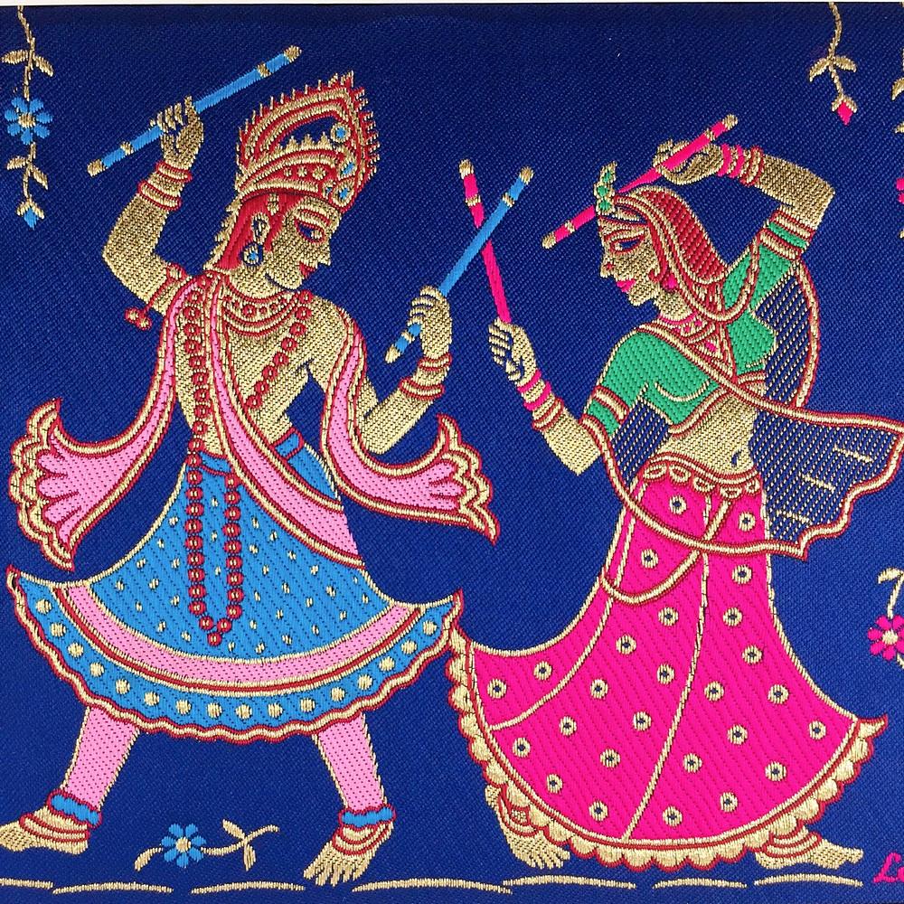 Lami Woven Radha Krishna Art Frame, view 1
