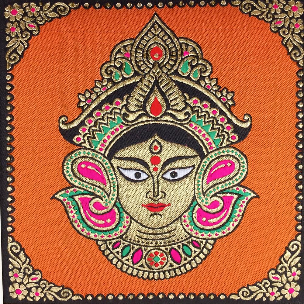 Lami Woven Durga Art Frame, view 1