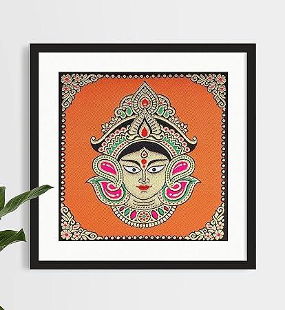 Lami Woven Durga Art Frame, view 3