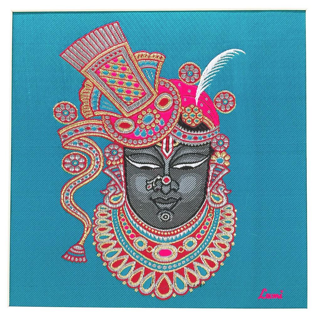 Lami Woven Shrinathji Art Frames, view 1