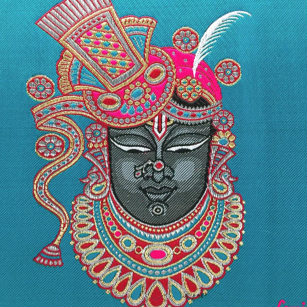 Lami Woven Shrinathji Art Frames, view 2
