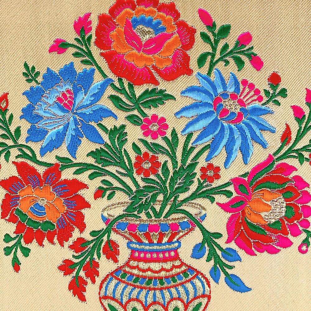 Lami Woven Rose Pot Art Frame, view 1