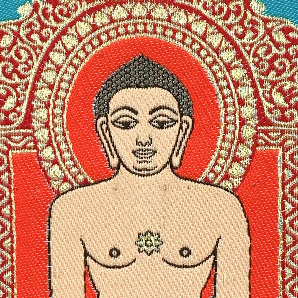 Lami Woven Mahavir Swami Art Frame, view 2