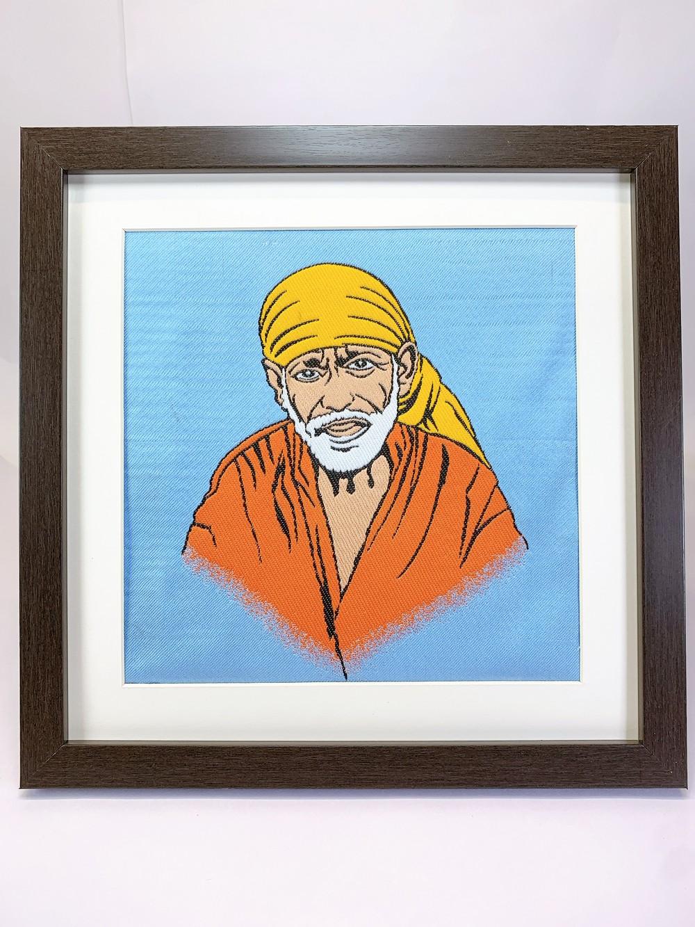 Lami Woven Sai Baba Art Frame, view 3