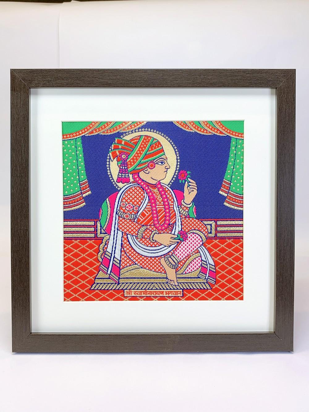 Lami Woven Swaminarayan Art Frame, view 3