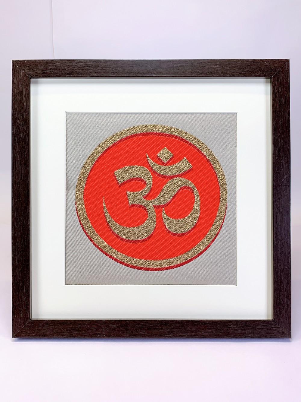 Lami Woven Om Art Frame, view 3