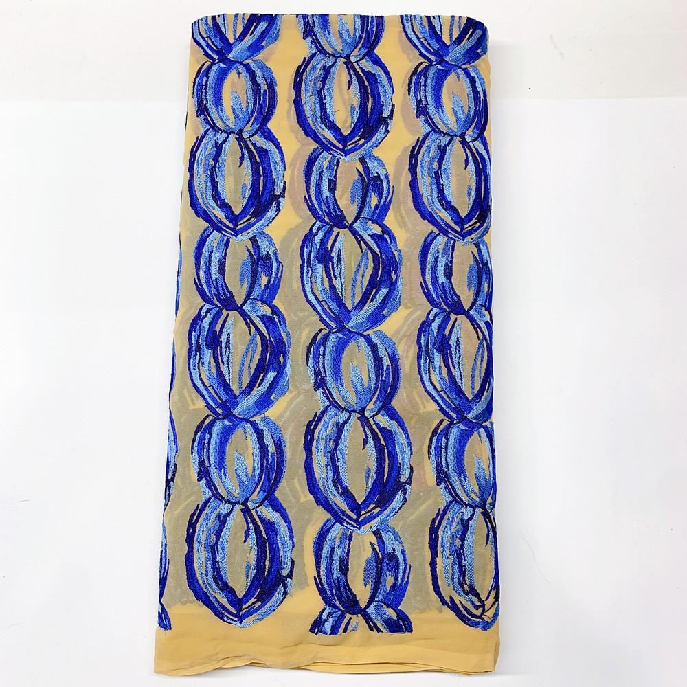 Embroidery Work on Georgette Fabric, view 3