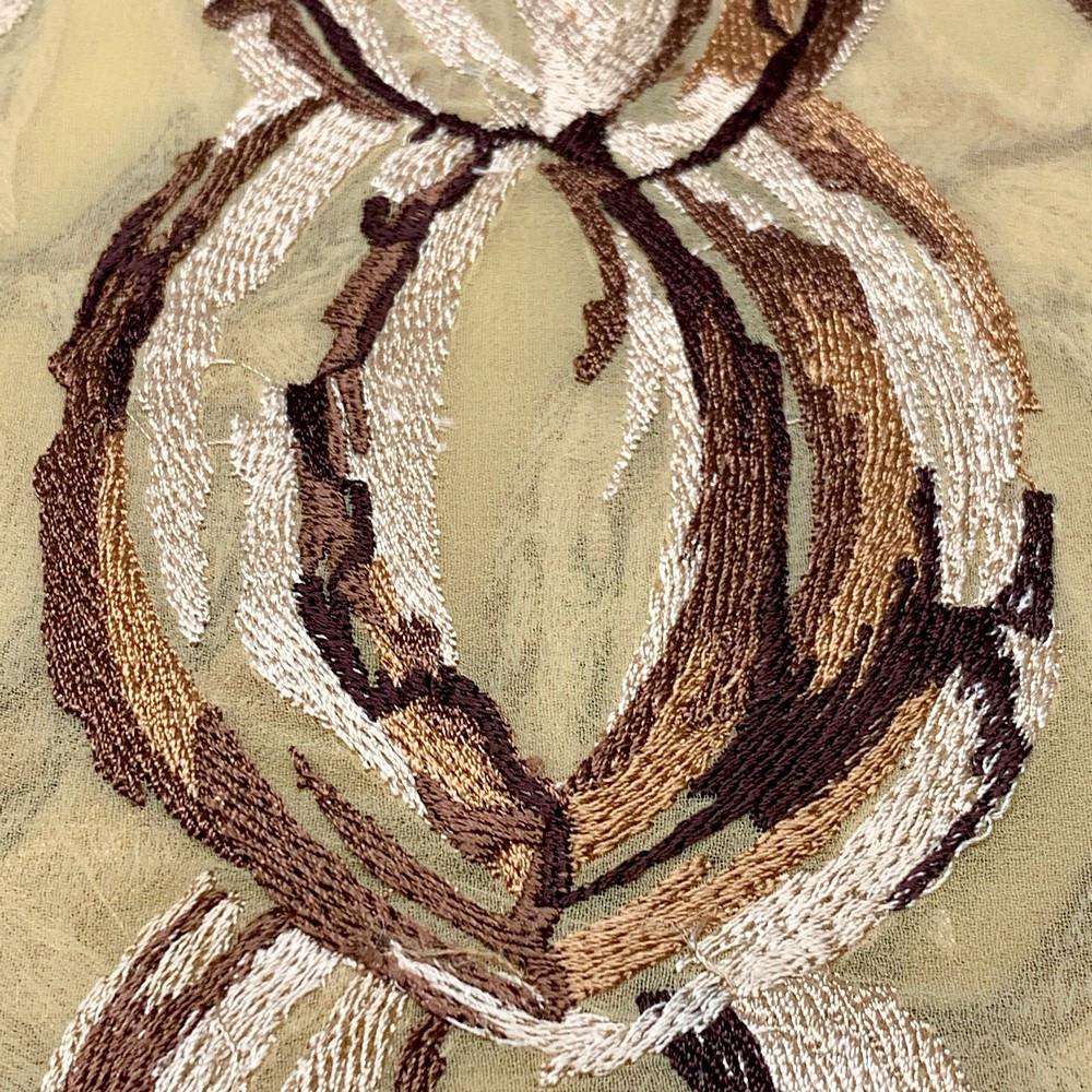 Embroidery Work on Georgette Fabric, view 2