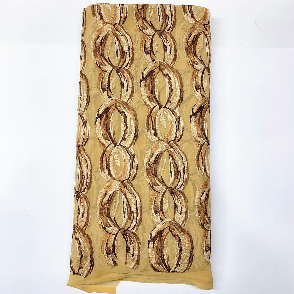 Embroidery Work on Georgette Fabric, view 1