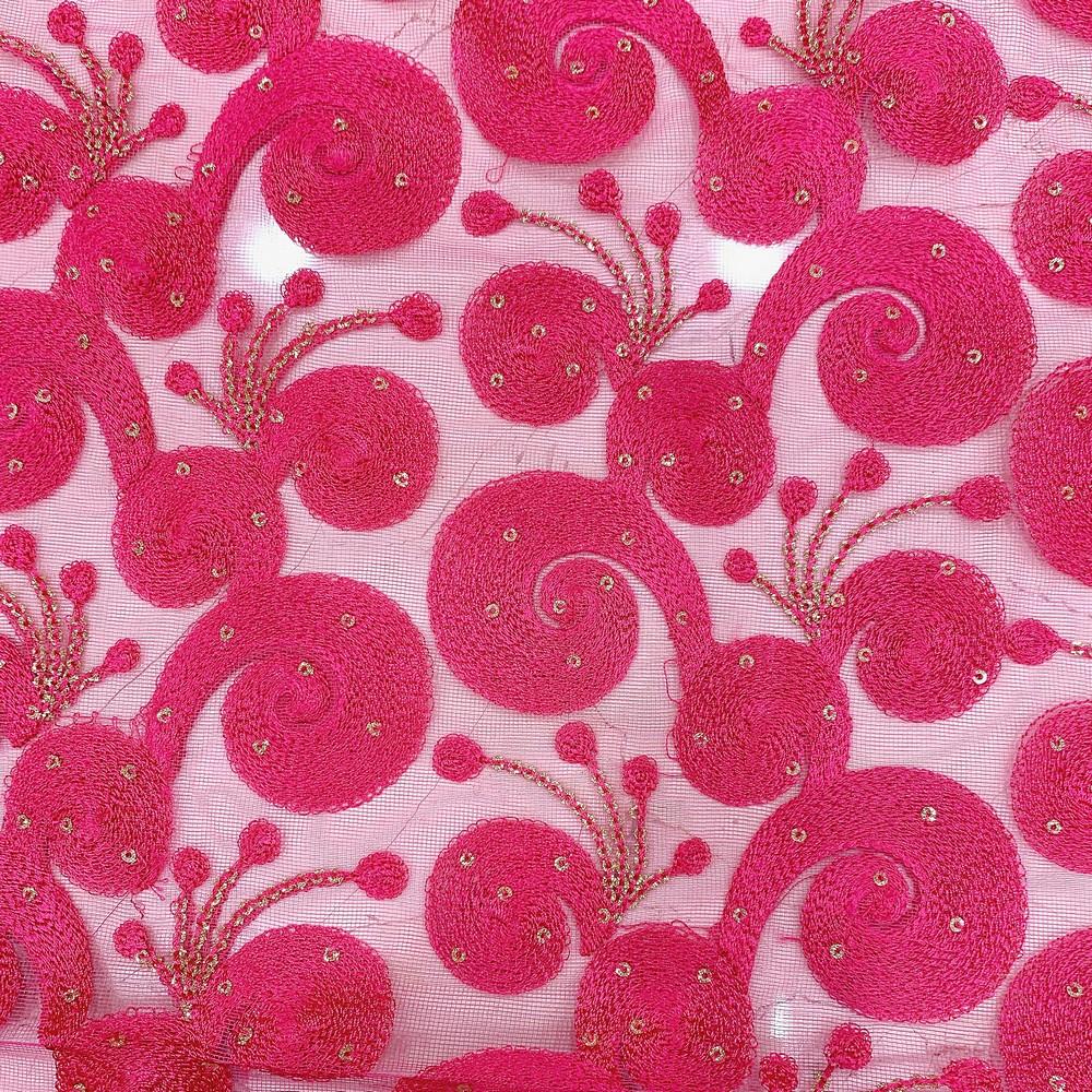 Embroidery Work On Net Fabric, view 1