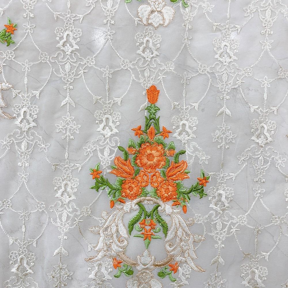 Embroidery Butta Work On Georgette Fabric, view 1