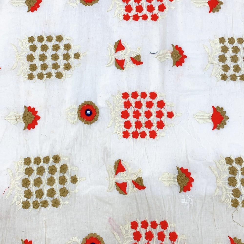 Embroidery Work On Cotton Fabric, view 1