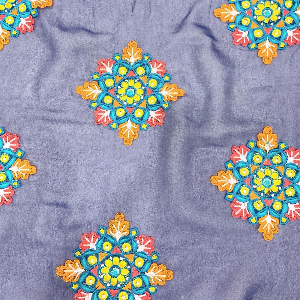 Embroidery Work On Georgette Fabric, view 1