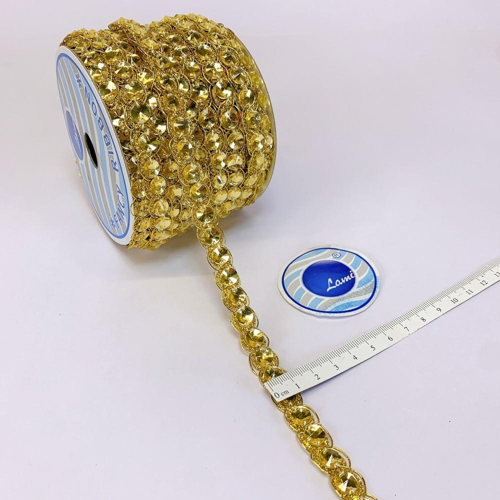 14 mm Designer Crochet Lace With Stone Work, view 1
