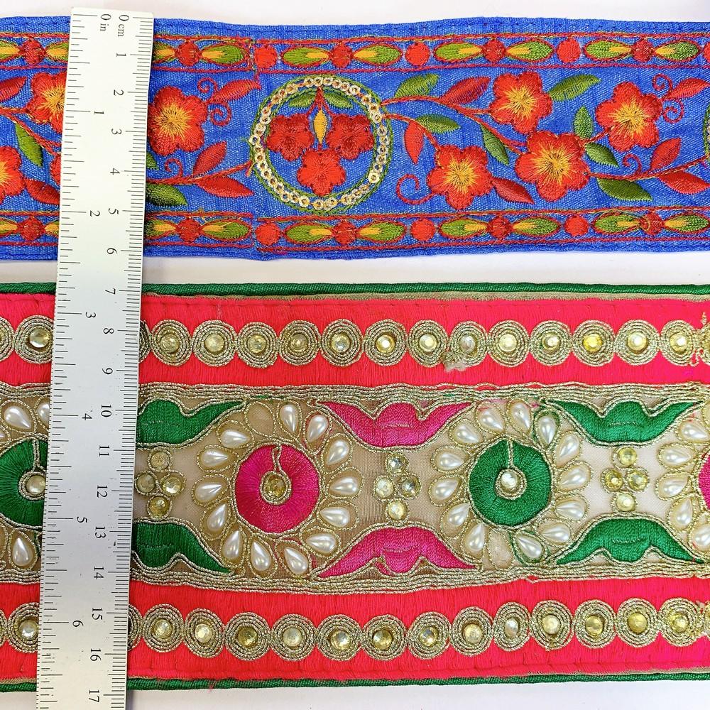 Assorted Vintage Embroidery Ribbons (PACK OF 2), view 2