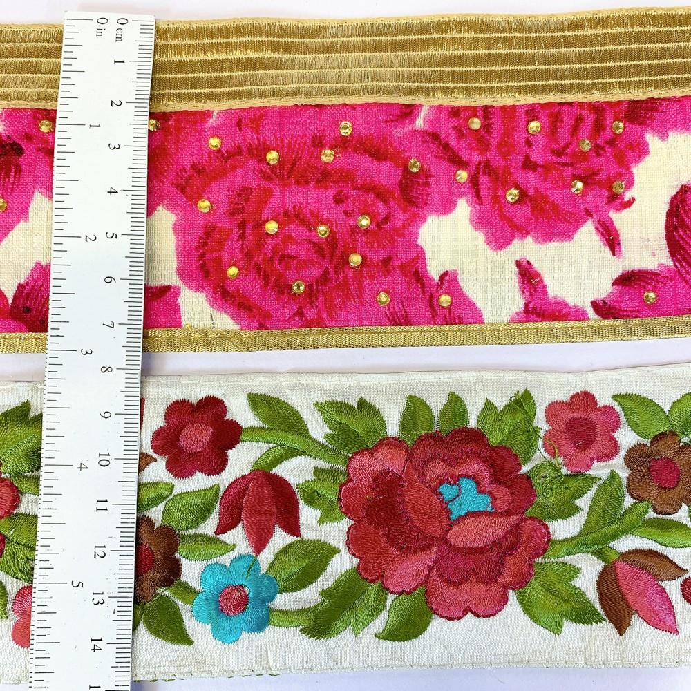 Assorted Vintage Embroidery Ribbons (PACK OF 2), view 2
