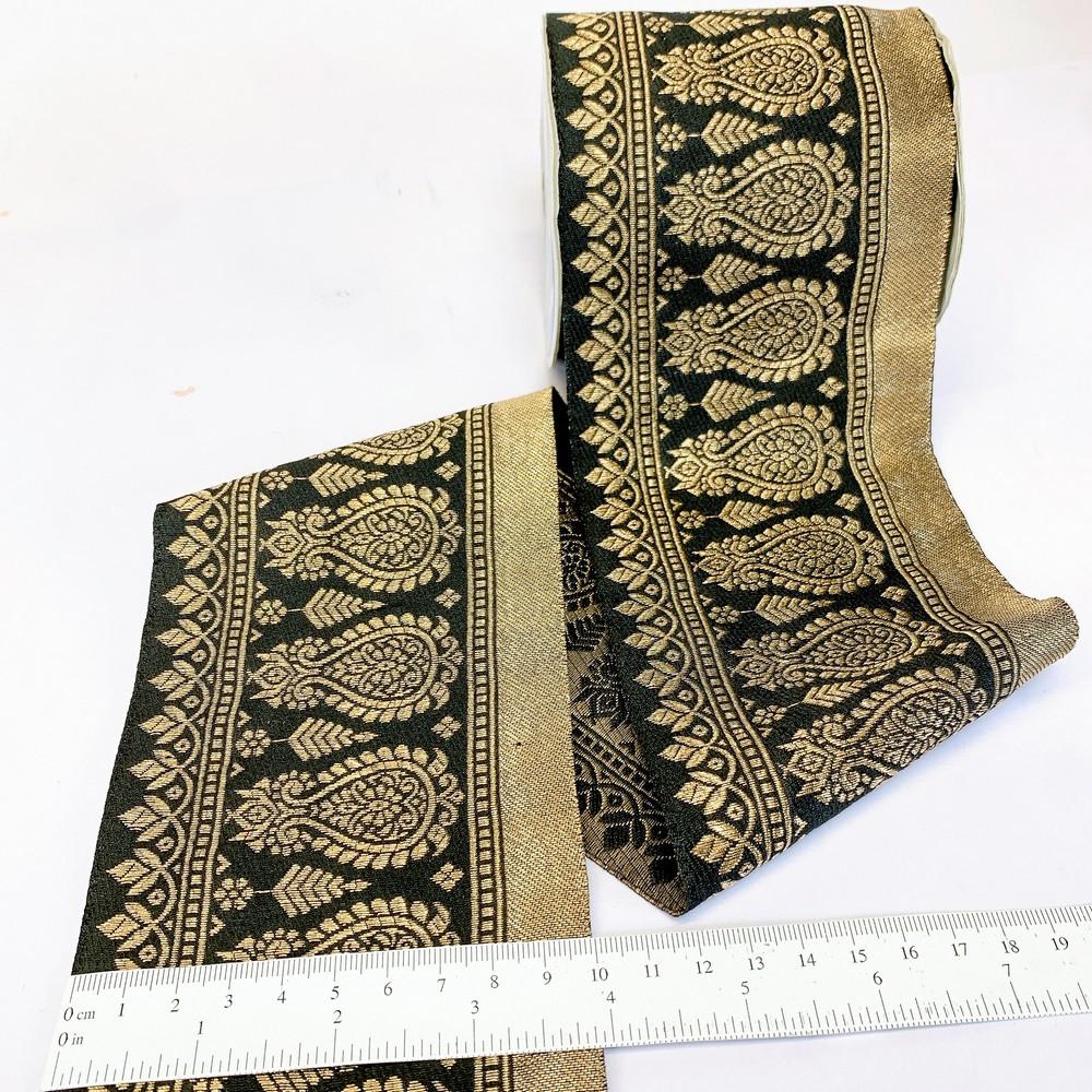 100mm Designer Banarasi Lace, view 1