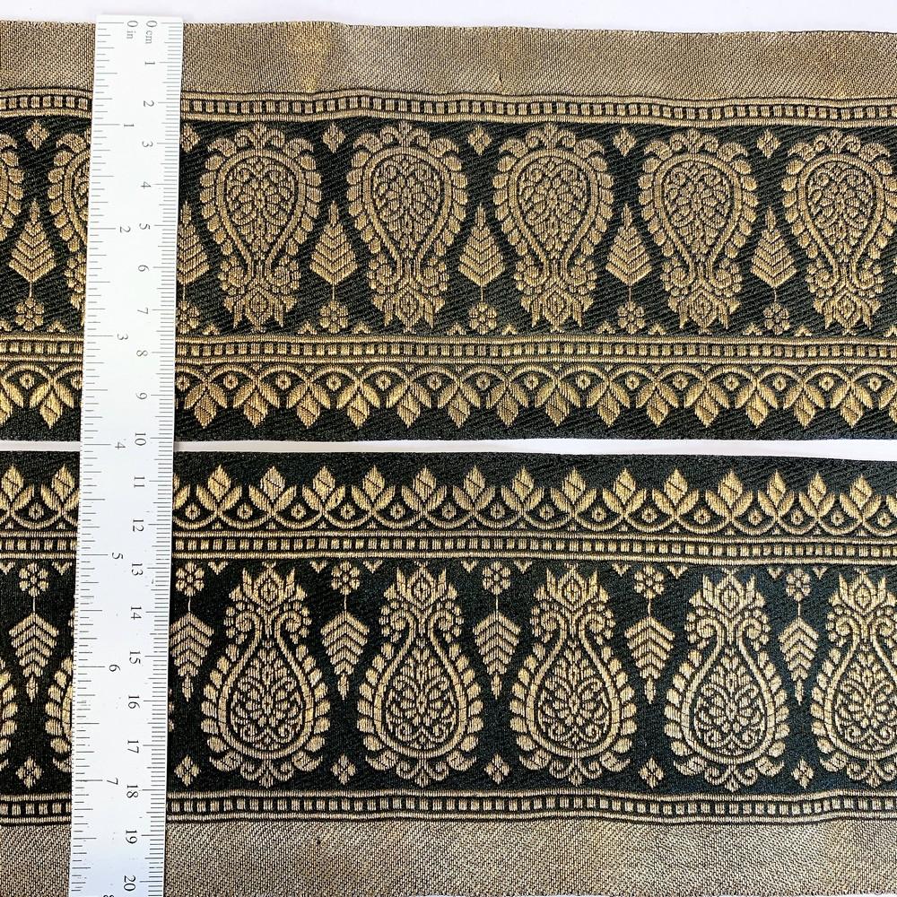 100mm Designer Banarasi Lace, view 2
