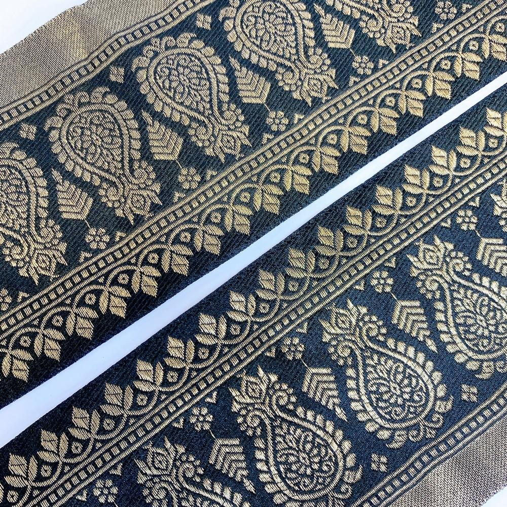 100mm Designer Banarasi Lace, view 3
