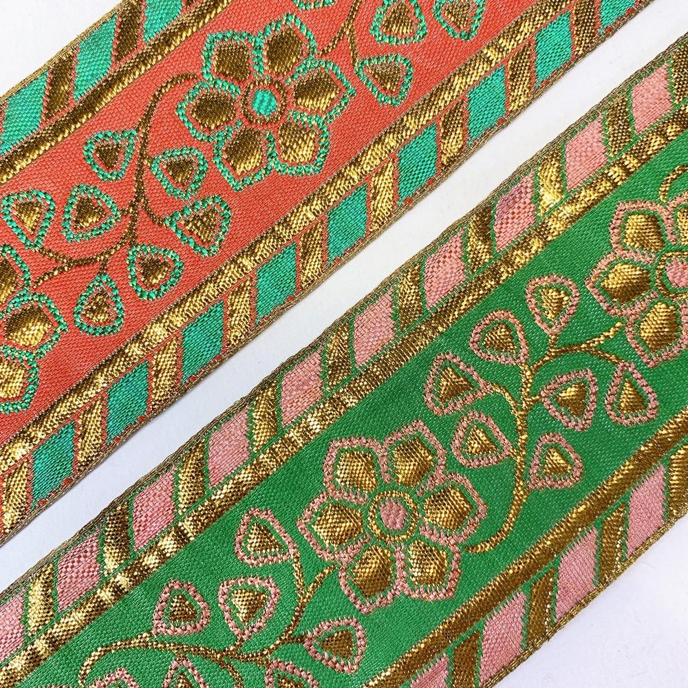 64 mm Designer Gotta Meena Jacquard Ribbons, view 5