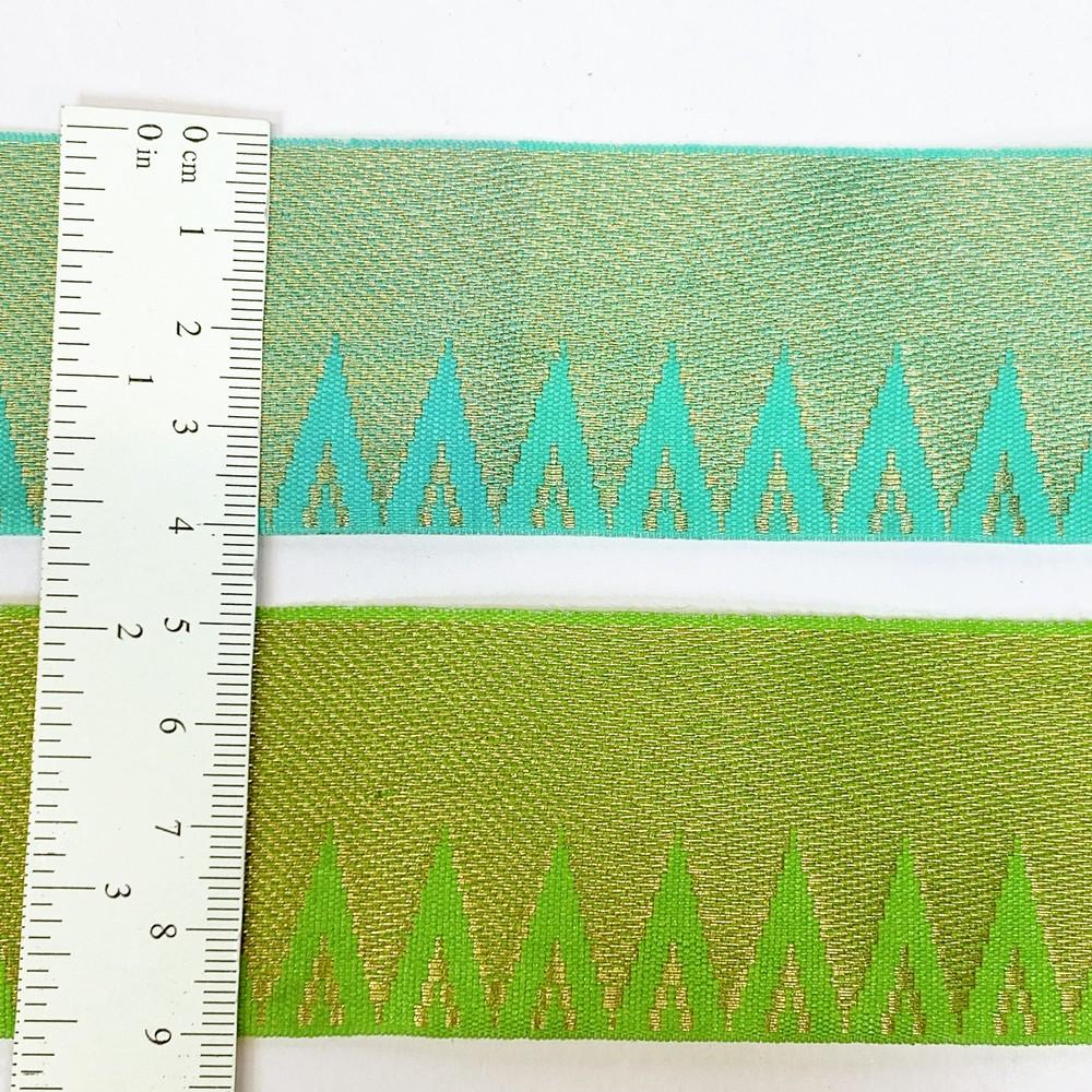 40mm Designer Banarasi Jacquard Lace, view 3