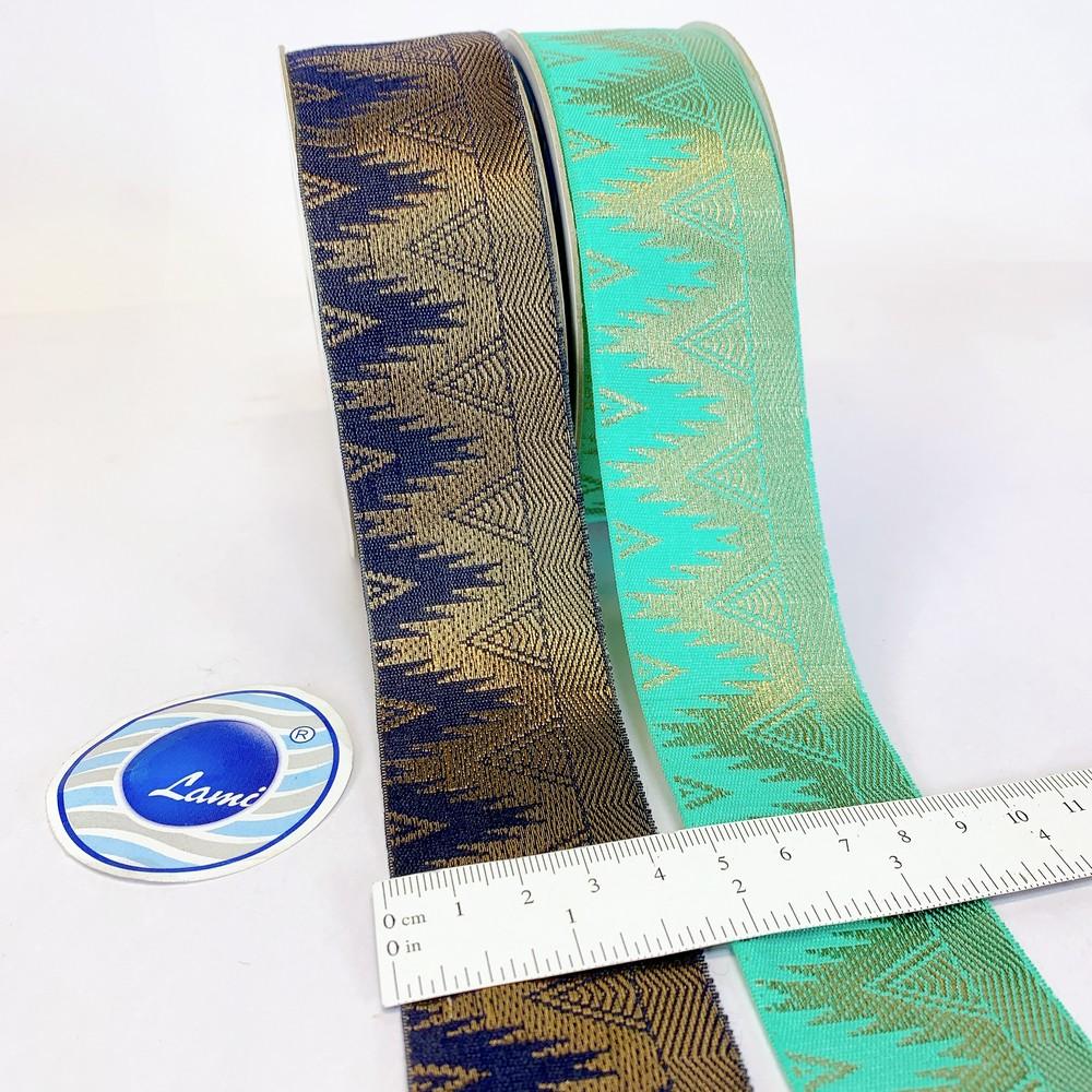 40mm Designer Banarasi Jacquard Lace, view 1