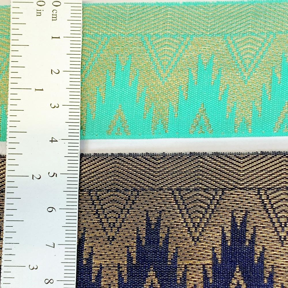 40mm Designer Banarasi Jacquard Lace, view 2