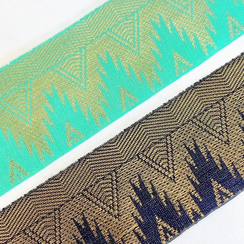 40mm Designer Banarasi Jacquard Lace, view 3
