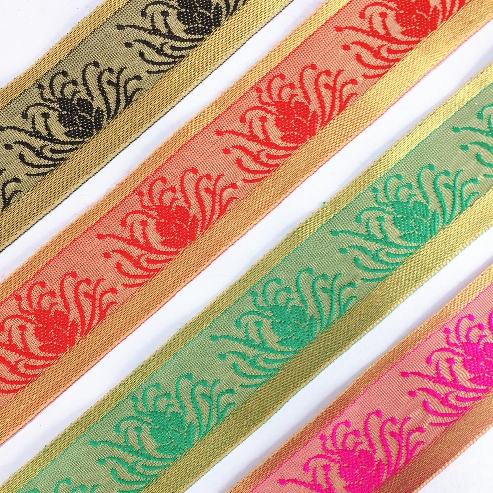 42 mm Designer Colorful Jacquard Lace, view 6