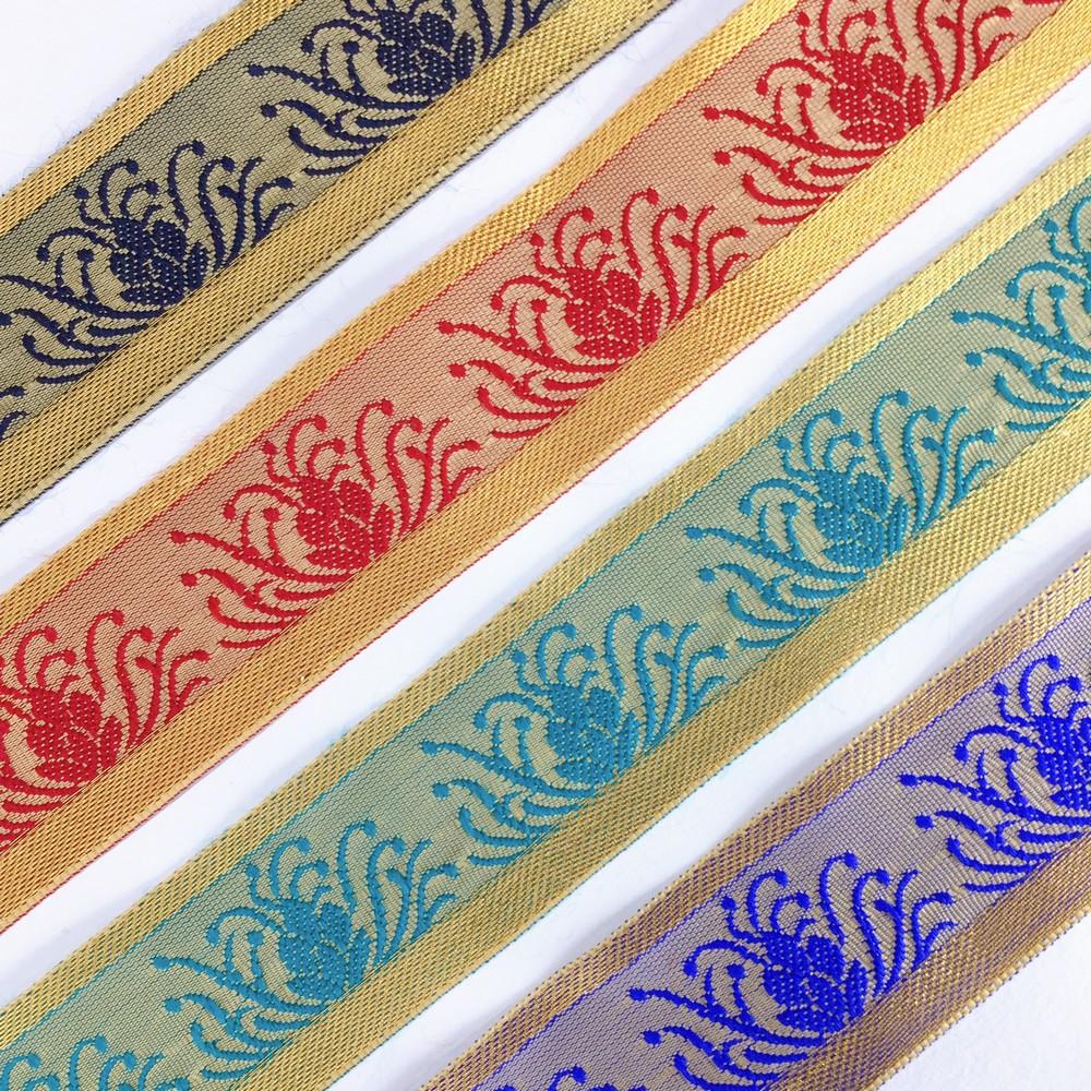 42 mm Designer Colorful Jacquard Lace, view 7