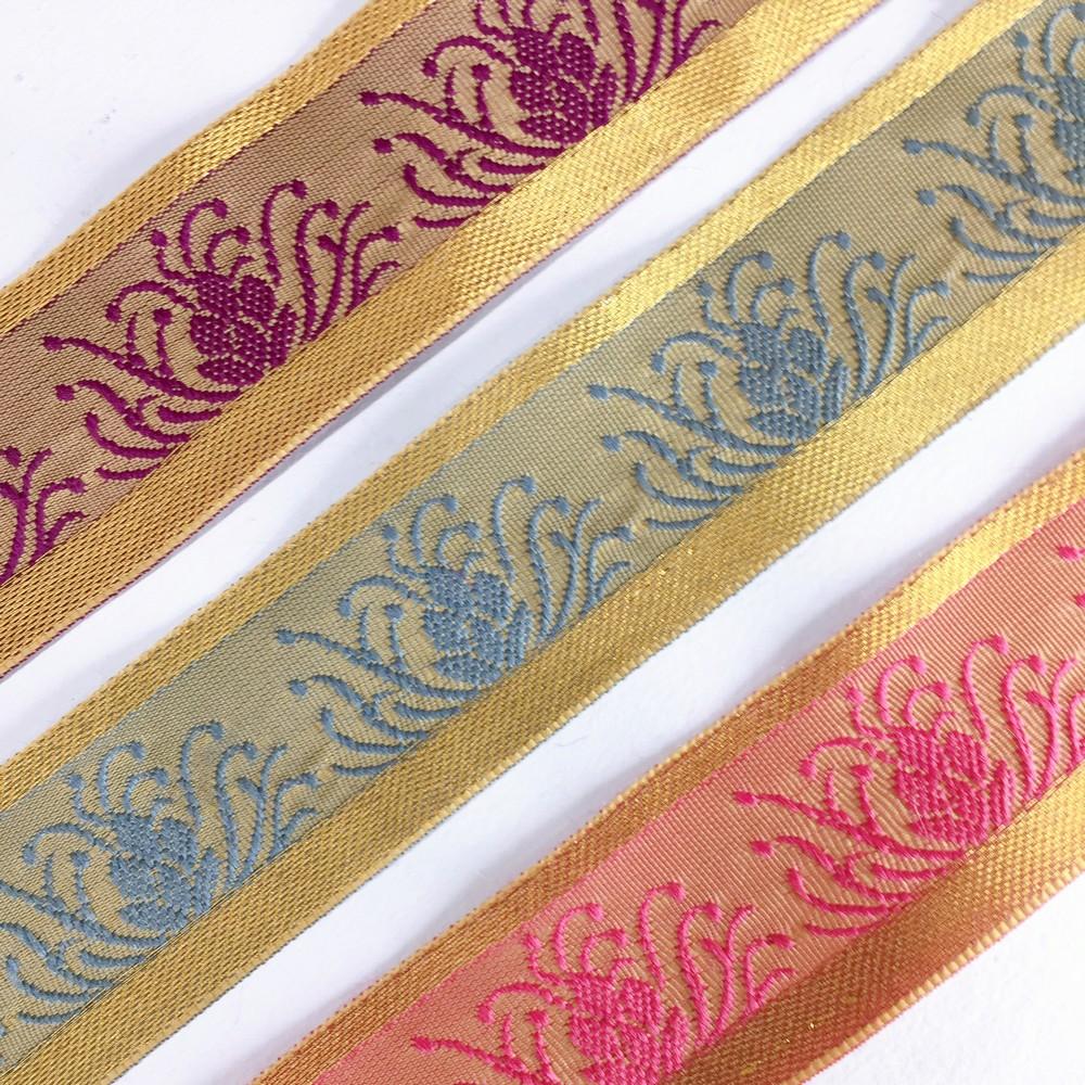 42 mm Designer Colorful Jacquard Lace, view 9
