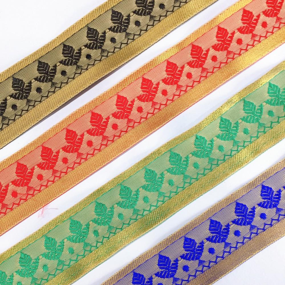 40mm Designer Colorful Jacquard Lace, view 6