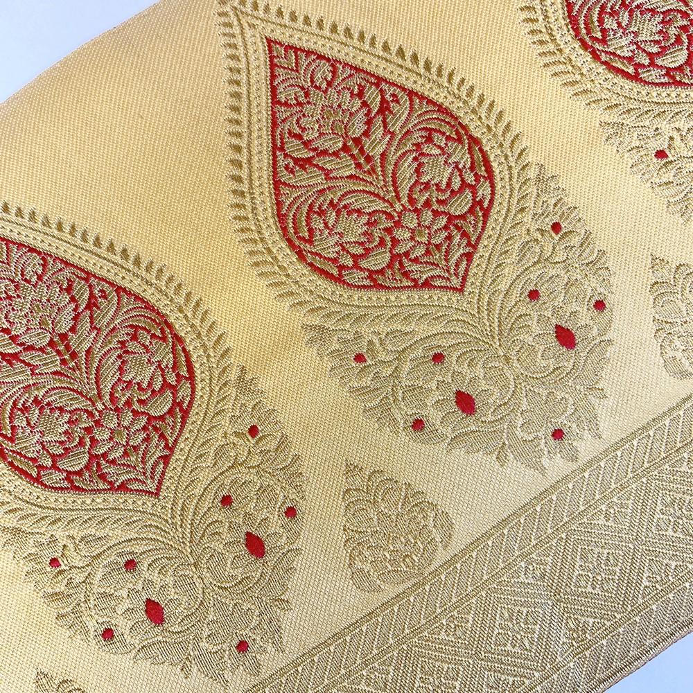 205 mm Designer Banarasi Jacquard Lace, view 9