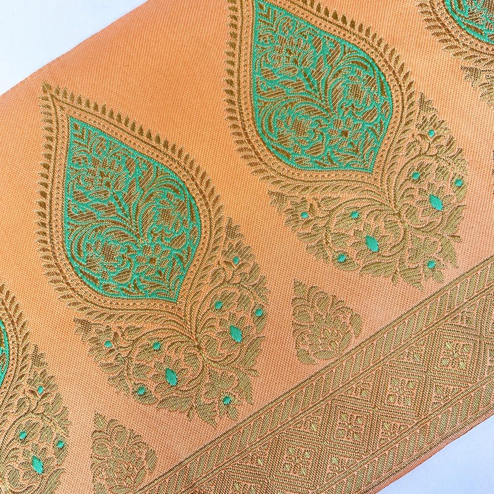 205 mm Designer Banarasi Jacquard Lace, view 5