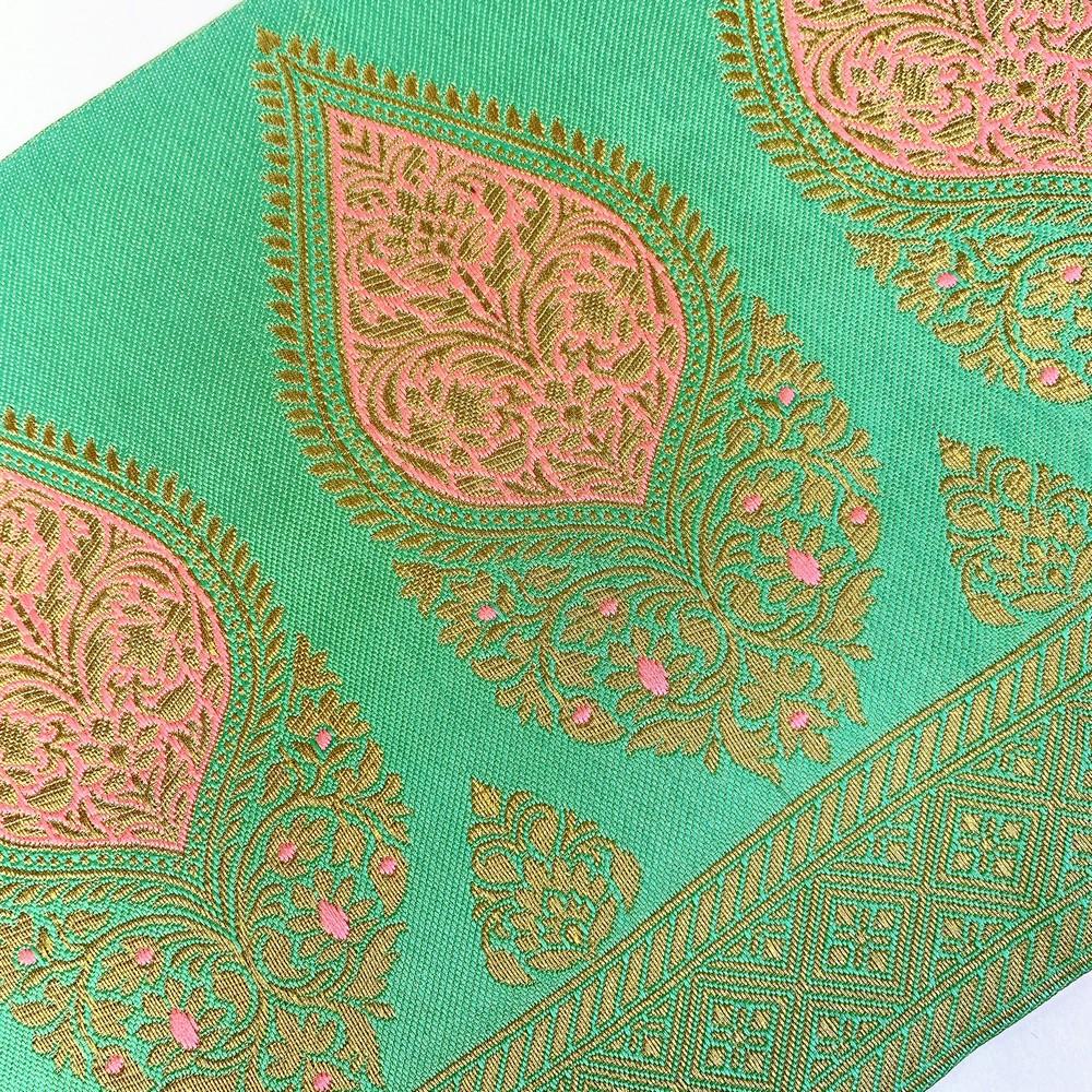 205 mm Designer Banarasi Jacquard Lace, view 7